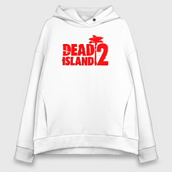 Толстовка оверсайз женская Dead island 2, цвет: белый