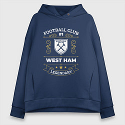 Женское худи оверсайз West Ham FC 1