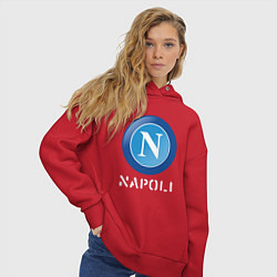 Толстовка оверсайз женская SSC NAPOLI Napoli, цвет: красный — фото 2