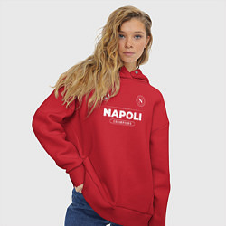 Толстовка оверсайз женская Napoli Форма Чемпионов, цвет: красный — фото 2