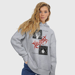 Толстовка оверсайз женская Polyphia, цвет: меланж — фото 2