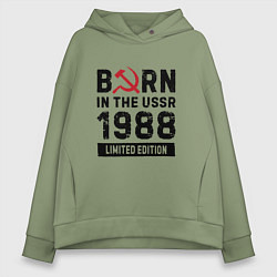 Женское худи оверсайз Born In The USSR 1988 Limited Edition
