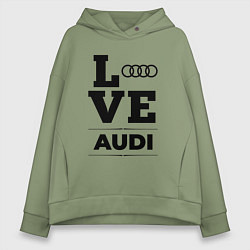 Женское худи оверсайз Audi Love Classic
