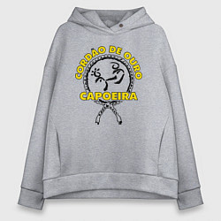 Толстовка оверсайз женская Capoeira Cordao de ouro, цвет: меланж