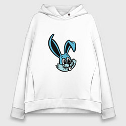 Толстовка оверсайз женская Blue Bunny, цвет: белый