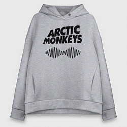 Толстовка оверсайз женская Arctic Monkeys, цвет: меланж