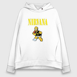 Женское худи оверсайз Гомер Nirvana