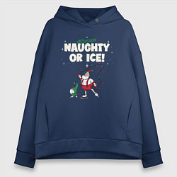 Женское худи оверсайз Naughty or ice