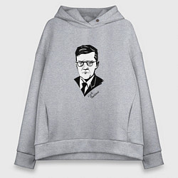 Толстовка оверсайз женская Композитор Дмитрий Шостакович, цвет: меланж