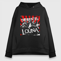 Толстовка оверсайз женская The best of Louna, цвет: черный
