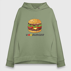 Толстовка оверсайз женская VAGBURGER, цвет: авокадо