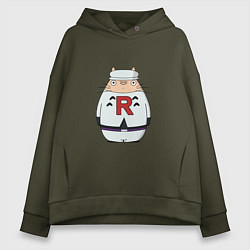Женское худи оверсайз Totoro rocket