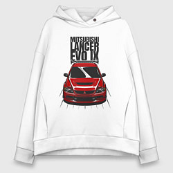 Женское худи оверсайз Mitsubishi Lancer Evo IX