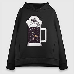 Женское худи оверсайз Space beer