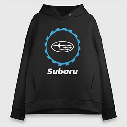 Толстовка оверсайз женская Subaru в стиле Top Gear, цвет: черный