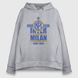 Женское худи оверсайз Inter Milan fans club
