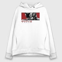 Толстовка оверсайз женская Гриффит Фемто, цвет: белый