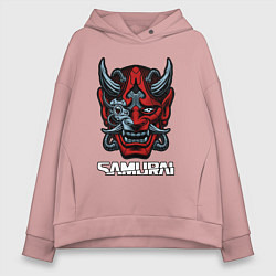 Женское худи оверсайз Samurai mask