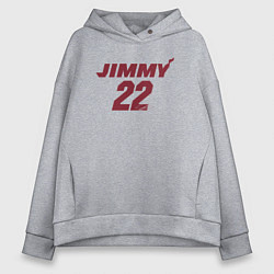 Толстовка оверсайз женская Jimmy 22, цвет: меланж