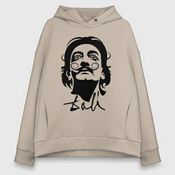 Толстовка оверсайз женская Autograph Dali, цвет: миндальный