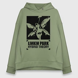 Толстовка оверсайз женская LP Hybrid Theory, цвет: авокадо