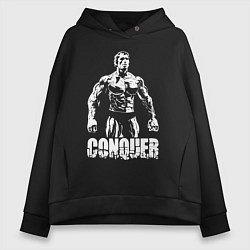 Женское худи оверсайз Arnold conquer