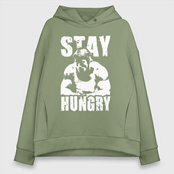 Толстовка оверсайз женская Arnold motivation, цвет: авокадо