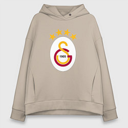 Толстовка оверсайз женская Galatasaray fc sport, цвет: миндальный