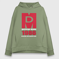 Женское худи оверсайз Depeche Mode - Black Celebration album merch