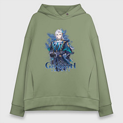 Толстовка оверсайз женская Судья Нёвиллет, цвет: авокадо