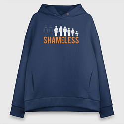 Женское худи оверсайз Shameless evolution