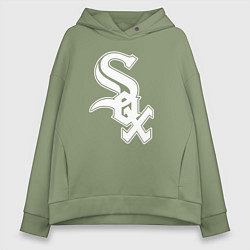 Женское худи оверсайз Chicago white sox - baseball