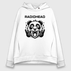 Женское худи оверсайз Radiohead - rock panda