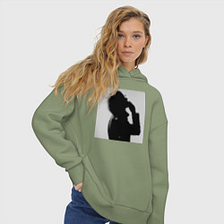 Толстовка оверсайз женская Phrequency, цвет: авокадо — фото 2