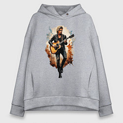 Толстовка оверсайз женская Солист Калео, цвет: меланж