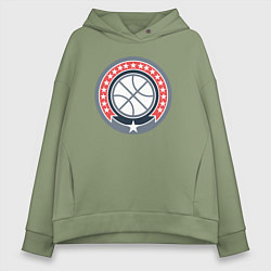 Женское худи оверсайз Stars basketball