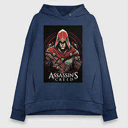 Женское худи оверсайз Assassins creed профиль игрока