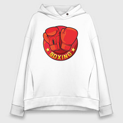Женское худи оверсайз Boxing fight