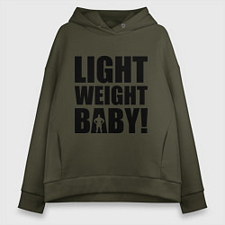 Толстовка оверсайз женская Light weight baby, цвет: хаки