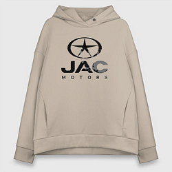 Женское худи оверсайз Jac - logo