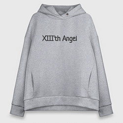 Толстовка оверсайз женская XIIIth angel, цвет: меланж