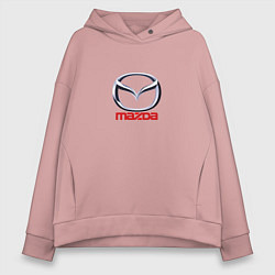 Женское худи оверсайз Mazda logo