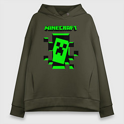 Женское худи оверсайз Minecraft the game of gamers