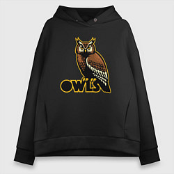 Женское худи оверсайз Owls