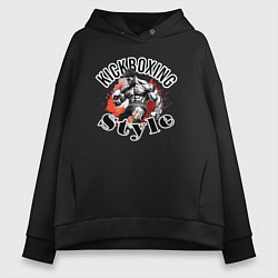 Женское худи оверсайз Kickboxing style