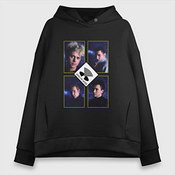 Толстовка оверсайз женская Depeche Mode - Masses, цвет: черный