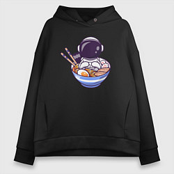 Женское худи оверсайз Ramen spaceman