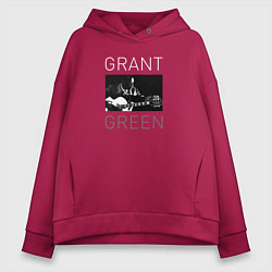 Толстовка оверсайз женская Tribute to Grant Green, цвет: маджента