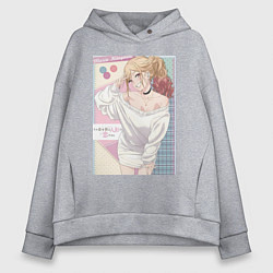 Толстовка оверсайз женская Марин Китагава косплей, цвет: меланж