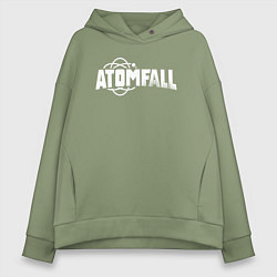 Женское худи оверсайз Atomfall logo